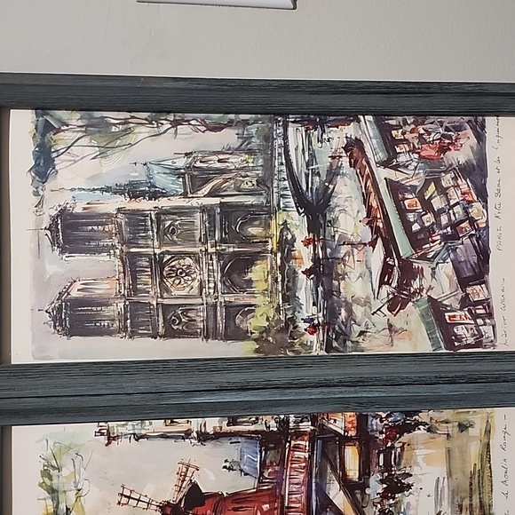 Stunning Set of Three Framed Parisian Art Prints - Picture 4 of 11